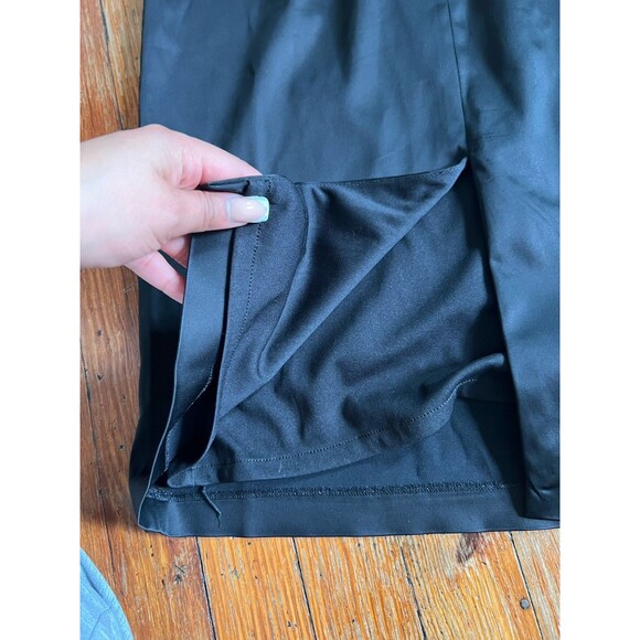 Papell Boutique Evening Size 8 Black 90s Sequin Lace Halter Embroidered Dress - Picture 7 of 10